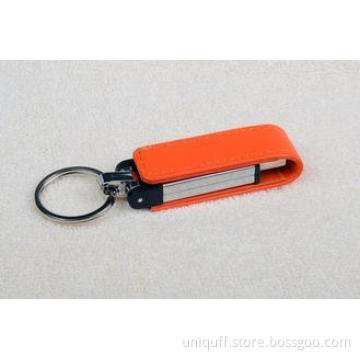 16GB 32GB 64GB Logo printing leather usb flash stick of Gra